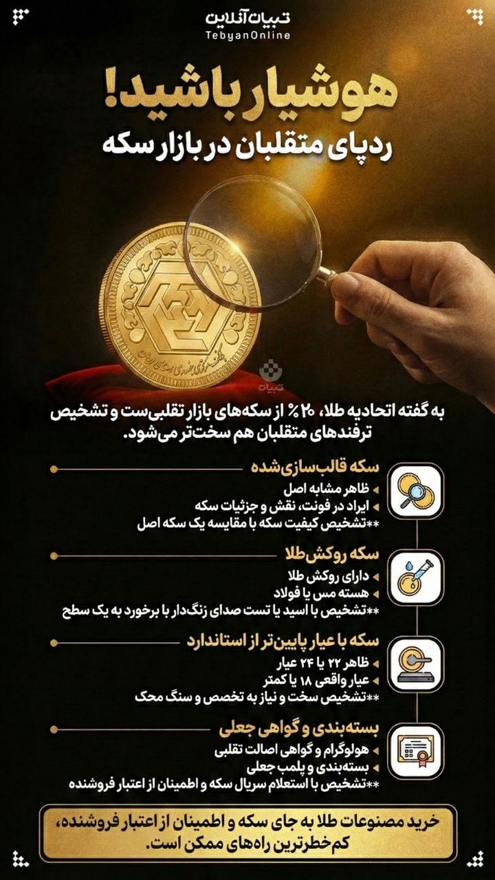 هوشیار باشید! ردپای متقلبان در بازار سکه هوشیار باشید! ردپای متقلبان در بازار سکه