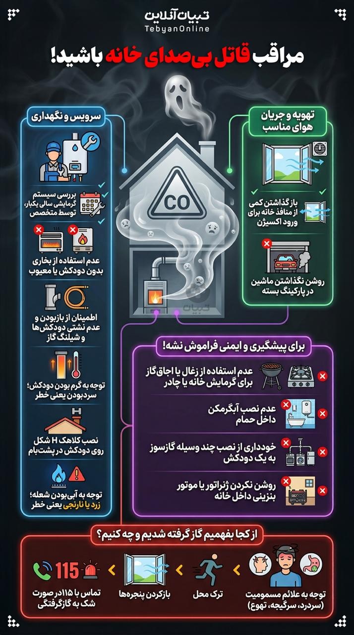 مراقب قاتل بی‌صدای خانه باشید!