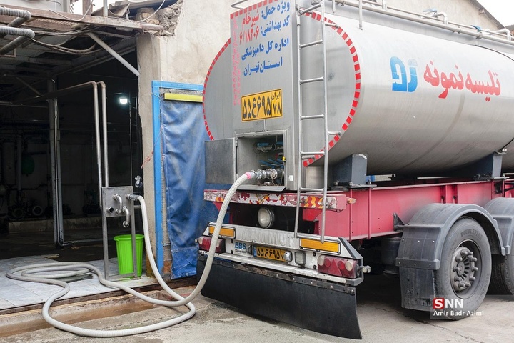 پرورش دام و تولید شیر خام