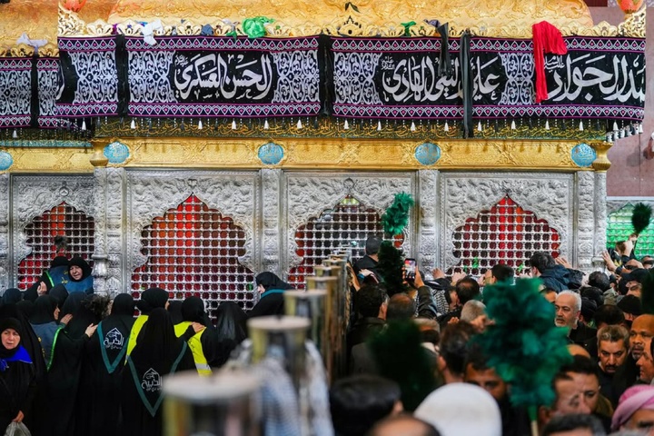 سامرا در سالروز شهادت امام هادی علیه‌السلام