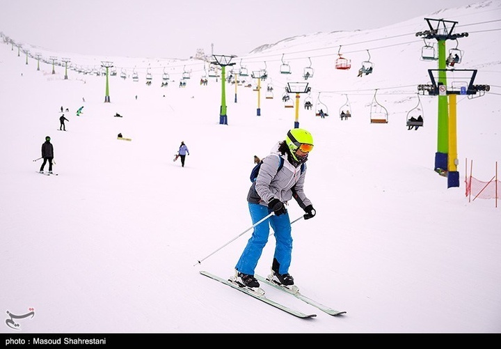 افتتاح پیست بین‌المللی اسکی توچال