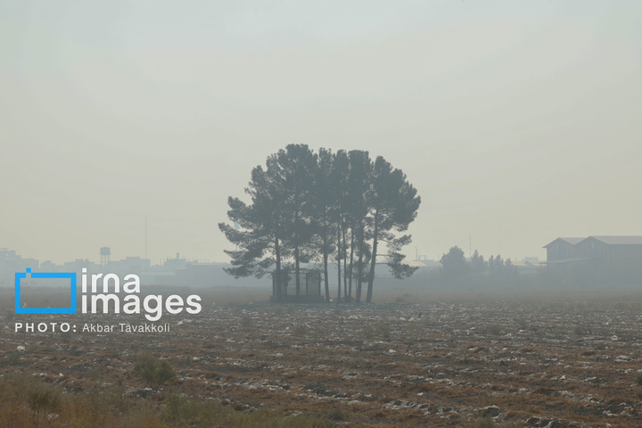 پایتخت زیر ابری از دود