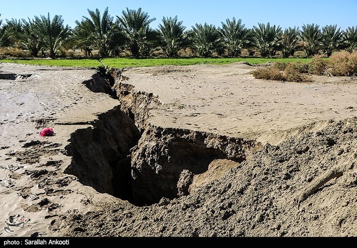 خسارت سیل به روستاهای فاریاب - کرمان
