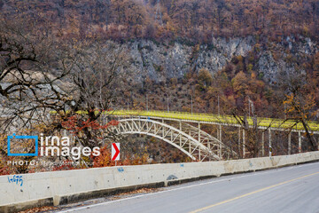 پل «گلورد» بزرگترین پل زیرقوسی شمال کشور