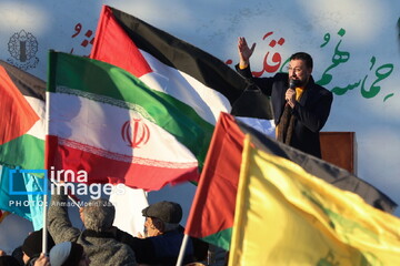 مراسم ۹ دی در میدان امام حسین علیه السلام تهران