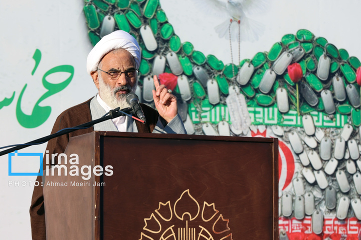مراسم ۹ دی در میدان امام حسین علیه السلام تهران