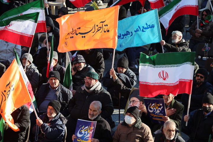 مراسم ۹ دی در میدان امام حسین علیه السلام تهران