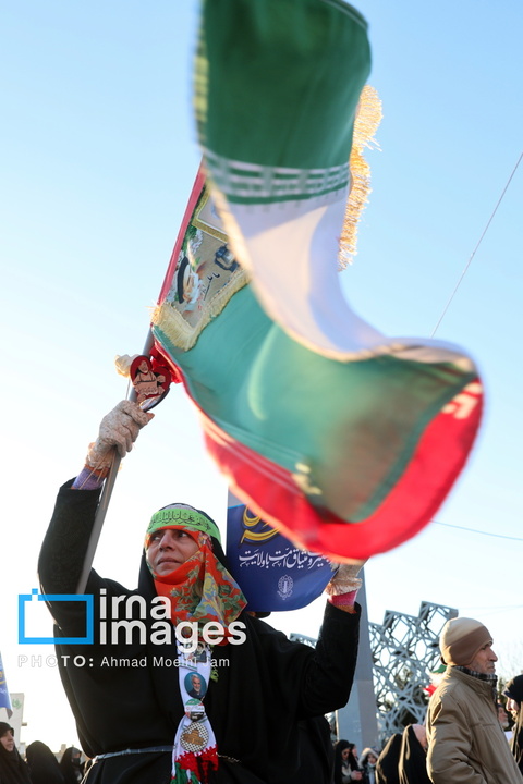 مراسم ۹ دی در میدان امام حسین علیه السلام تهران