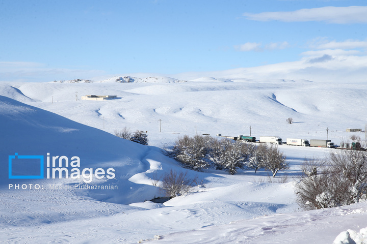 برف و کولاک در کردستان