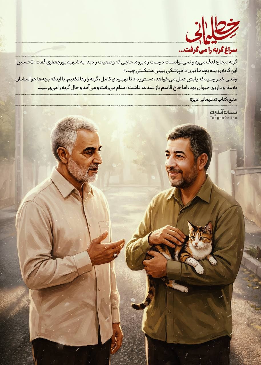 سراغ گربه را می‌گرفت...