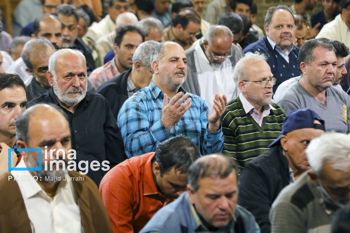 مراسم معنوی اعتکاف در مسجد ملا اسماعیل یزد