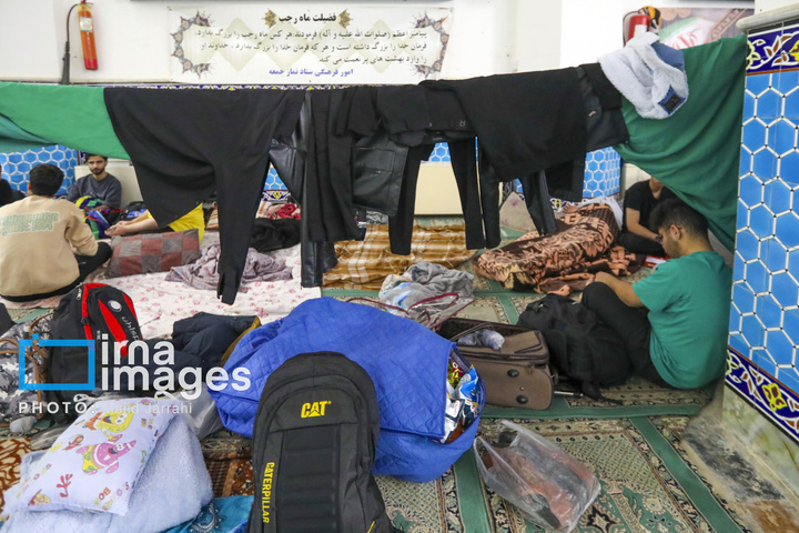 مراسم معنوی اعتکاف در مسجد ملا اسماعیل یزد