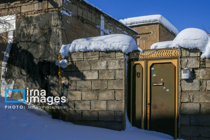 بانه پس از بارش سنگین برف