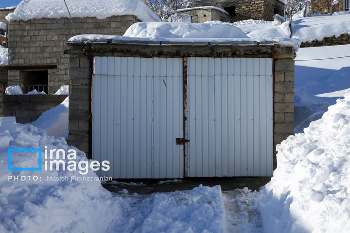 بانه پس از بارش سنگین برف