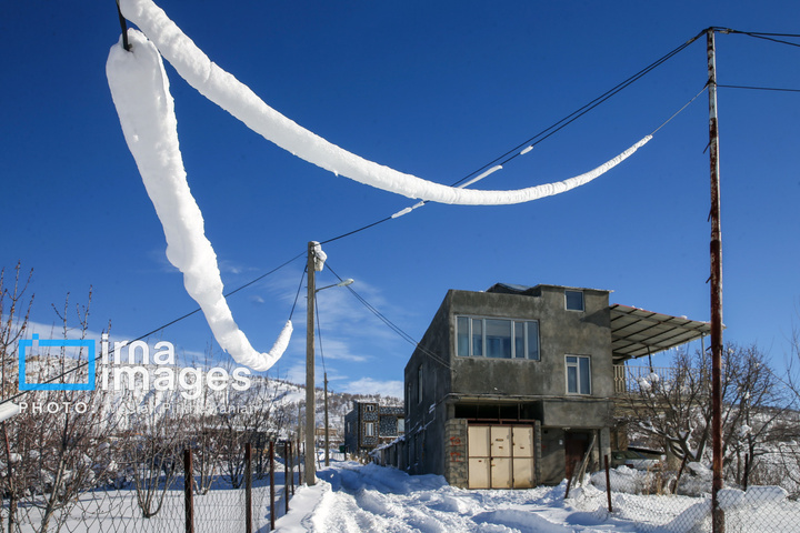 بانه پس از بارش سنگین برف