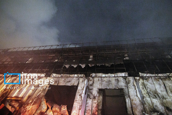 آتش‌سوزی در مجتمع تولید لبنیات کاله آمل