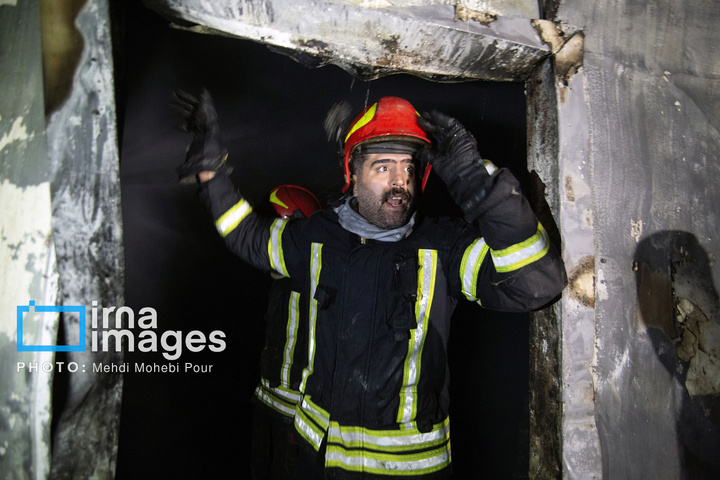 آتش‌سوزی در مجتمع تولید لبنیات کاله آمل