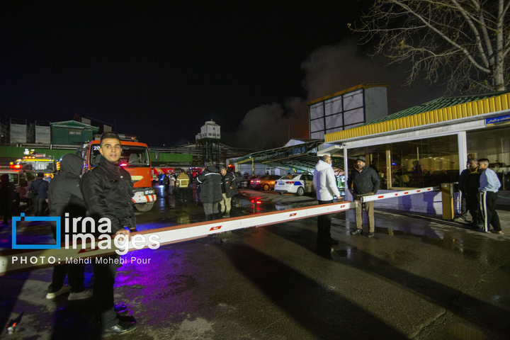 آتش‌سوزی در مجتمع تولید لبنیات کاله آمل