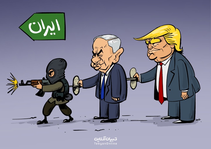 اغتشاشگران عروسک خیمه‌شب‌بازی ترامپ