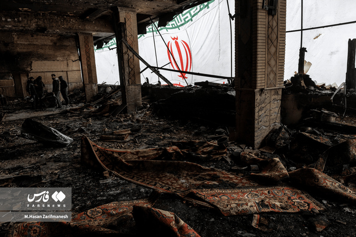 حسینیه موج الحسین پس از حمله آشوبگران