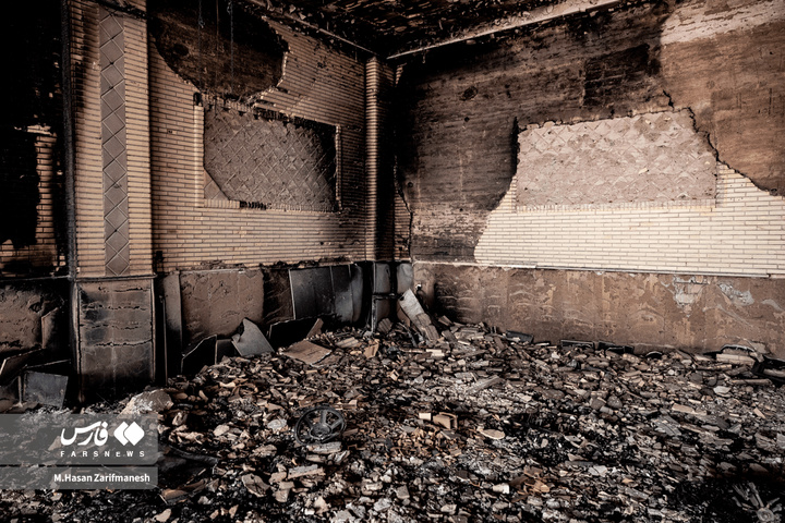 حسینیه موج الحسین پس از حمله آشوبگران