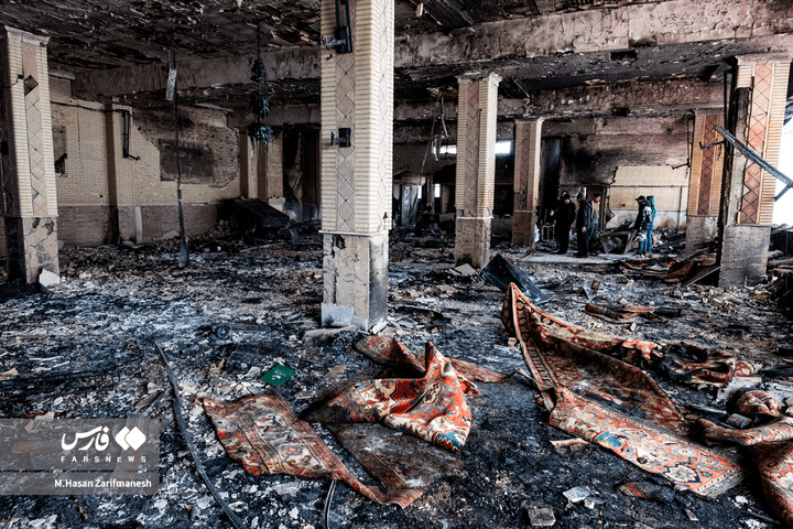 حسینیه موج الحسین پس از حمله آشوبگران