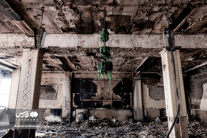 حسینیه موج الحسین پس از حمله آشوبگران