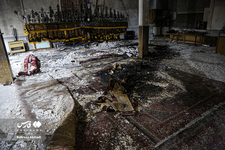 خسارت اغتشاشگران به اموال عمومی و دولتی کرمانشاه