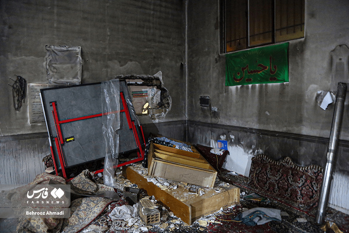 خسارت اغتشاشگران به اموال عمومی و دولتی کرمانشاه