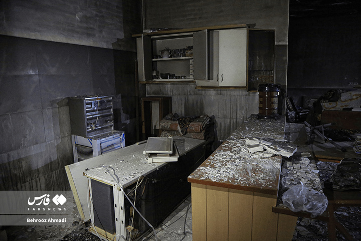 خسارت اغتشاشگران به اموال عمومی و دولتی کرمانشاه