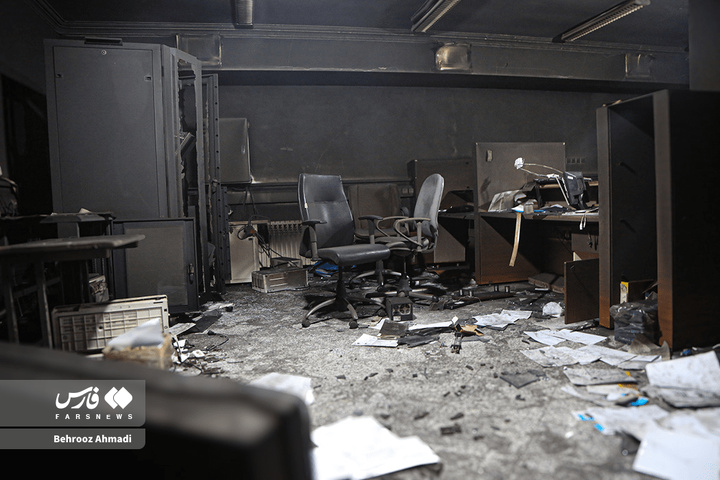 خسارت اغتشاشگران به اموال عمومی و دولتی کرمانشاه