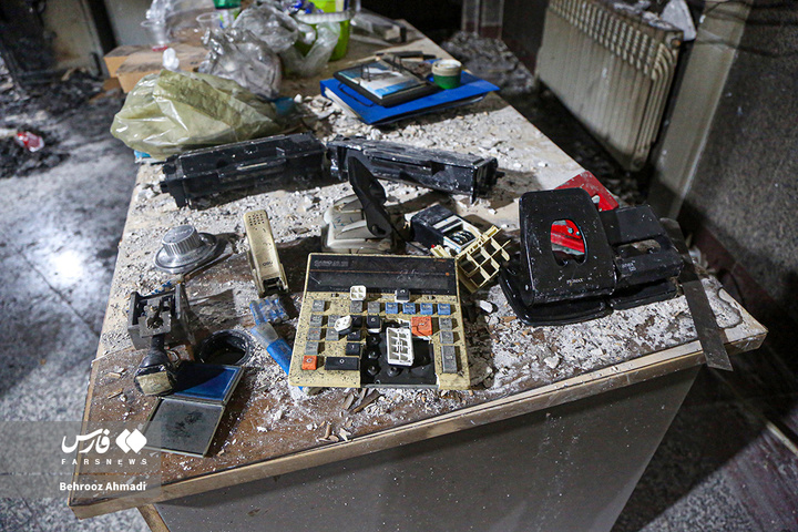 خسارت اغتشاشگران به اموال عمومی و دولتی کرمانشاه