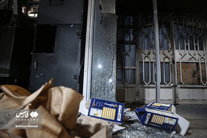 خسارت اغتشاشگران به اموال عمومی و دولتی کرمانشاه