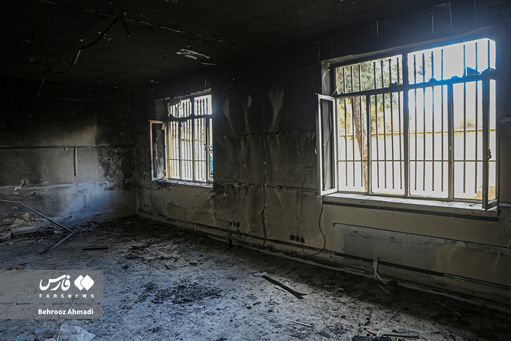 خسارت اغتشاشگران به اموال عمومی و دولتی کرمانشاه