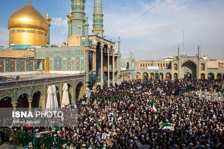 تشییع پیکر شهدای اقدامات تروریستی آمریکا و رژیم صهیونیستی علیه ملت در شهرهای مختلف ایران