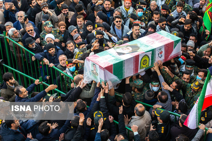 تشییع پیکر شهدای اقدامات تروریستی آمریکا و رژیم صهیونیستی علیه ملت در شهرهای مختلف ایران