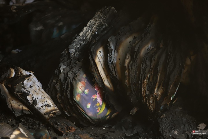 به آتش کشیده شدن اموال عمومی توسط اغتشاشگران