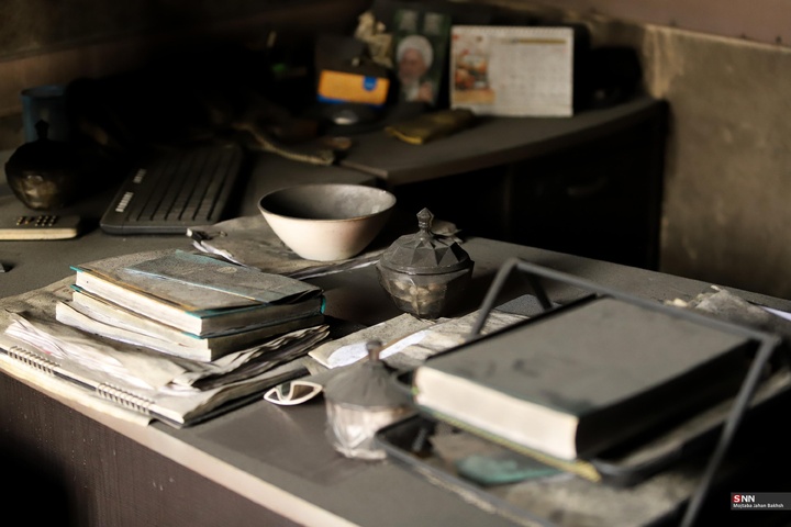 به آتش کشیده شدن اموال عمومی توسط اغتشاشگران