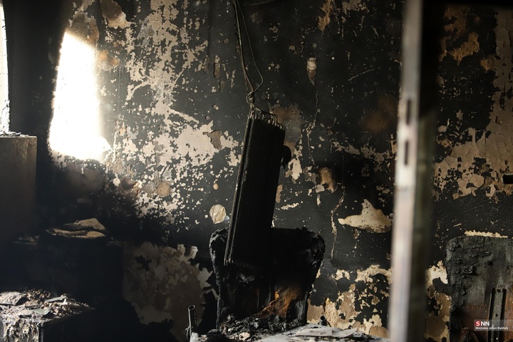 به آتش کشیده شدن اموال عمومی توسط اغتشاشگران