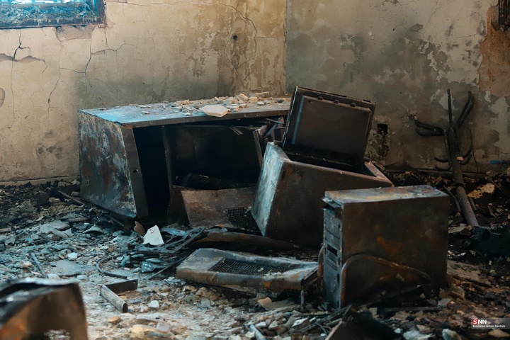 به آتش کشیده شدن اموال عمومی توسط اغتشاشگران