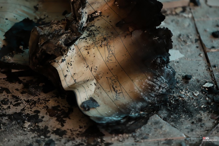 به آتش کشیده شدن اموال عمومی توسط اغتشاشگران