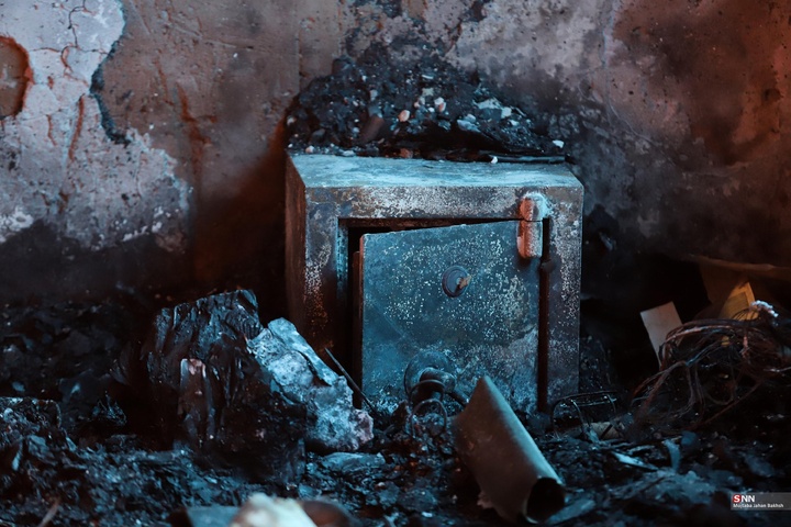 به آتش کشیده شدن اموال عمومی توسط اغتشاشگران