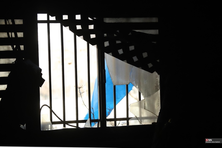 به آتش کشیده شدن اموال عمومی توسط اغتشاشگران