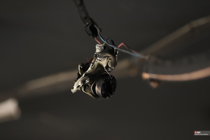 به آتش کشیده شدن اموال عمومی توسط اغتشاشگران