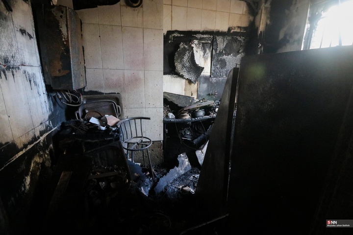 به آتش کشیده شدن اموال عمومی توسط اغتشاشگران