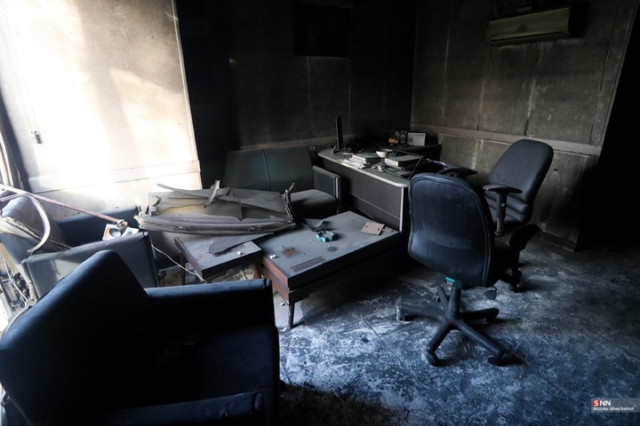 به آتش کشیده شدن اموال عمومی توسط اغتشاشگران