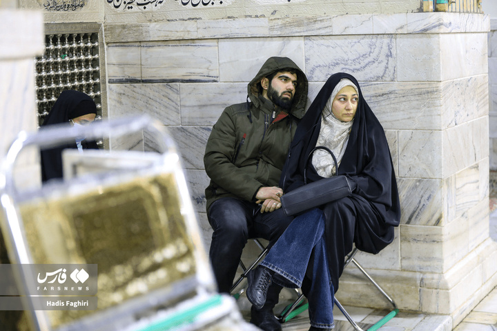 عید مبعث در حرم امام مهربانی‌ها