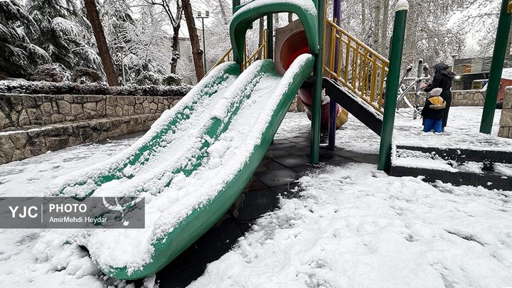 بارش برف در تهران / ۳۰ دی ۱۴۰۴