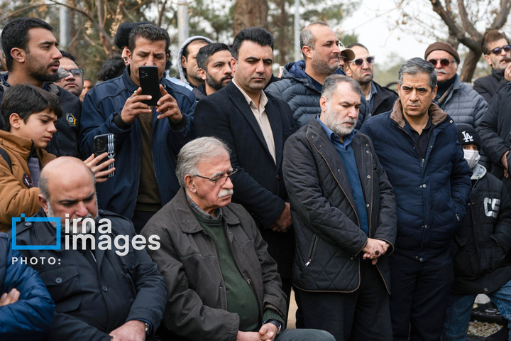 تشییع و خاکسپاری پیکر رضا رویگری