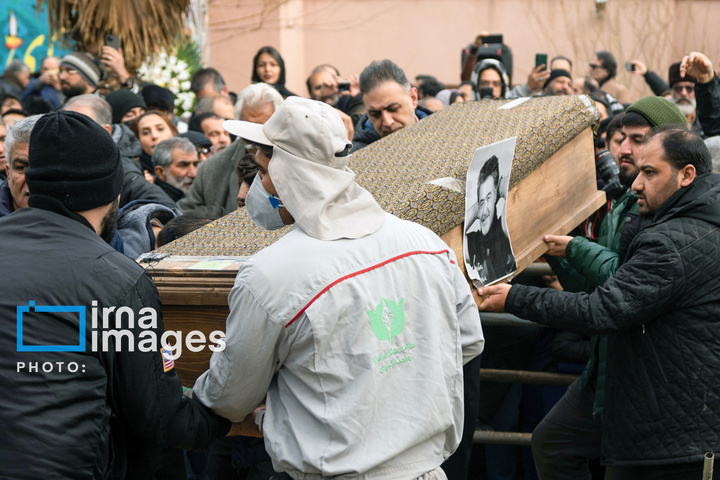 تشییع و خاکسپاری پیکر رضا رویگری